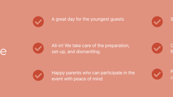 Text with information about the services of Double Daycare