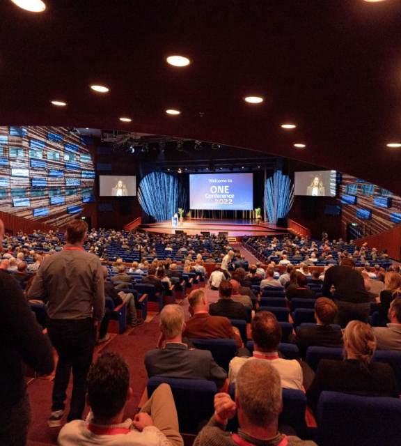 CyberPeace Institute announcing their program for 200 NGOs at ONE Conference The Hague