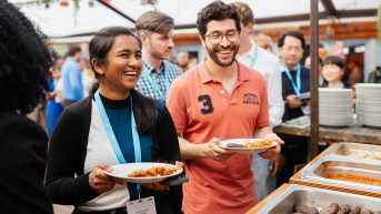 The Hague Energized Indigo | in line for the bbq
