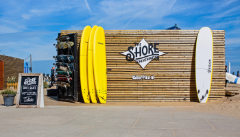 The shore