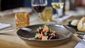 Image of plate with dish at restaurant Sophia