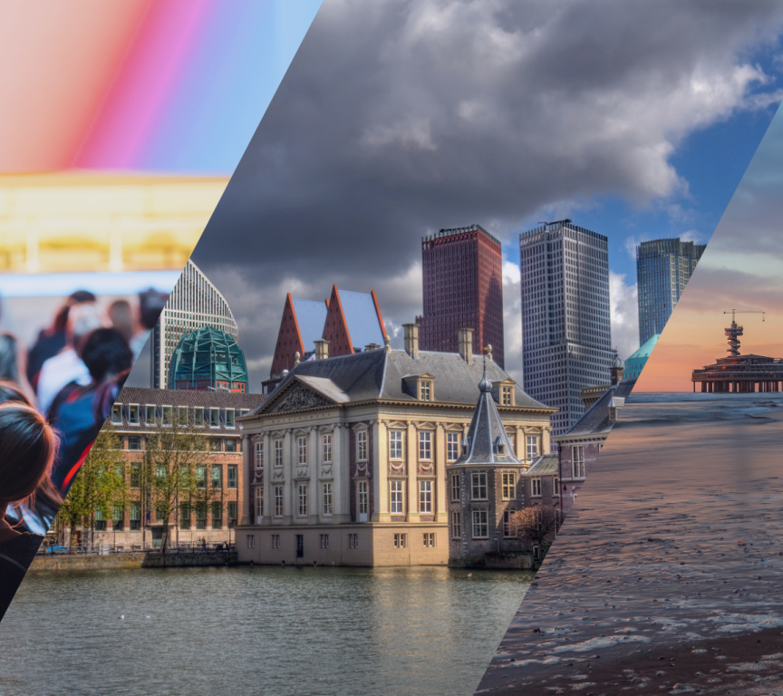 Header image of world meetings page of The Hague & Partners website