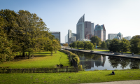 The Hague skyline 