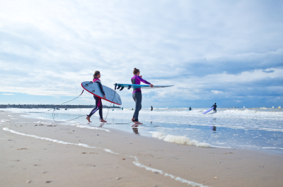 Scheveningen surfers
