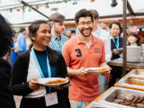 The Hague Energized Indigo | in line for the bbq