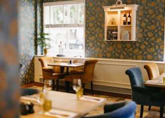 Restaurant Sophia setting interior dining tables Restaurant Sophia setting interior dining tables