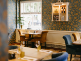 Restaurant Sophia setting interior dining tables