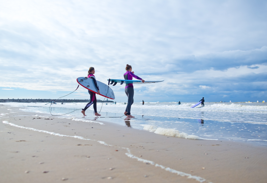 Scheveningen surfers