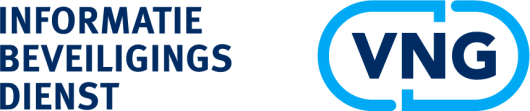 Logo of the VNG Information Security Service with blue elements.