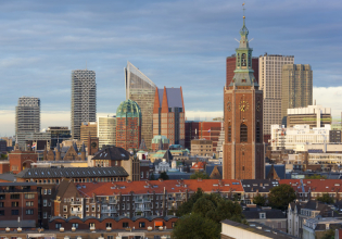 skyline of The Hague