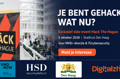 Promotion for Hack The Hague on October 5, 2026.