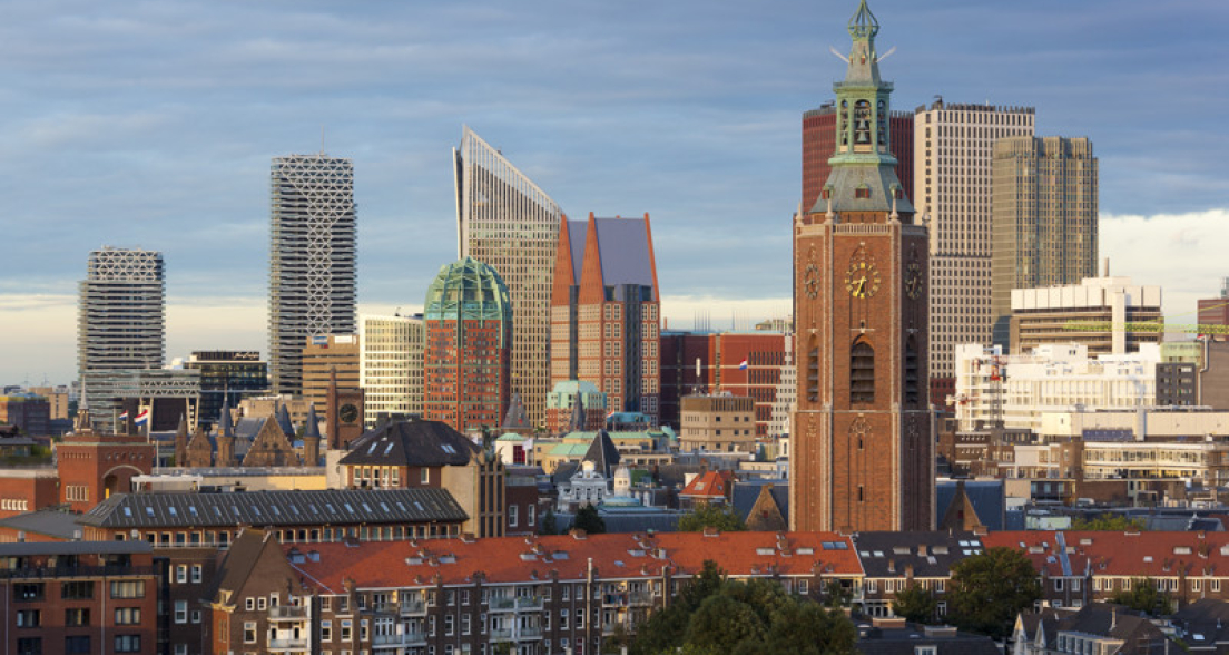 skyline of The Hague