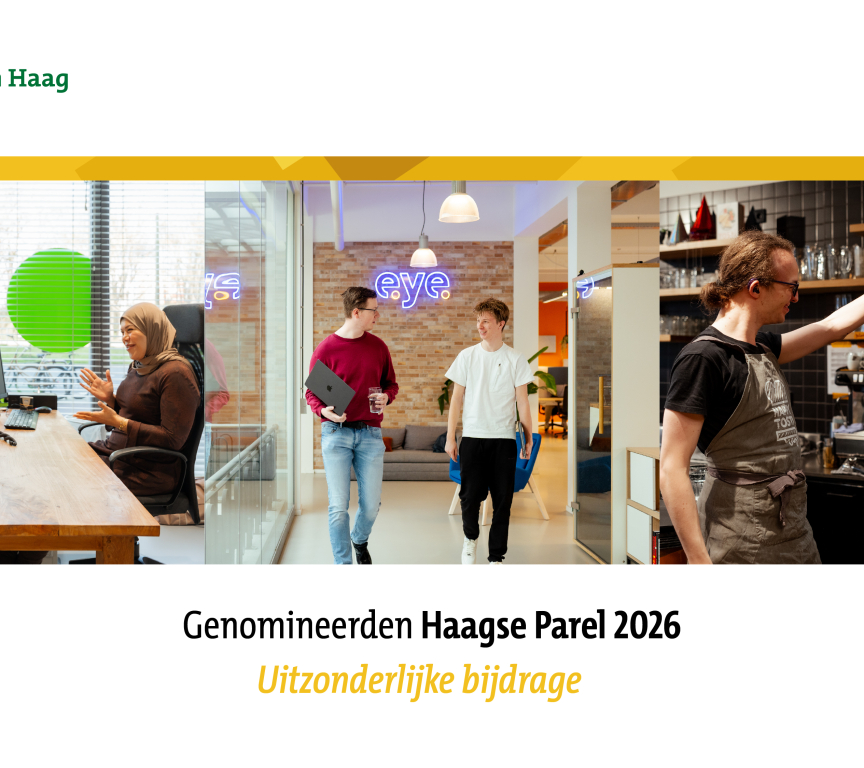 Drie momenten van interactie in Den Haag.