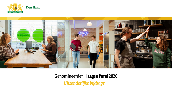 Drie momenten van interactie in Den Haag.