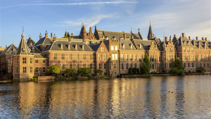 Government buildings on the Hofvijver