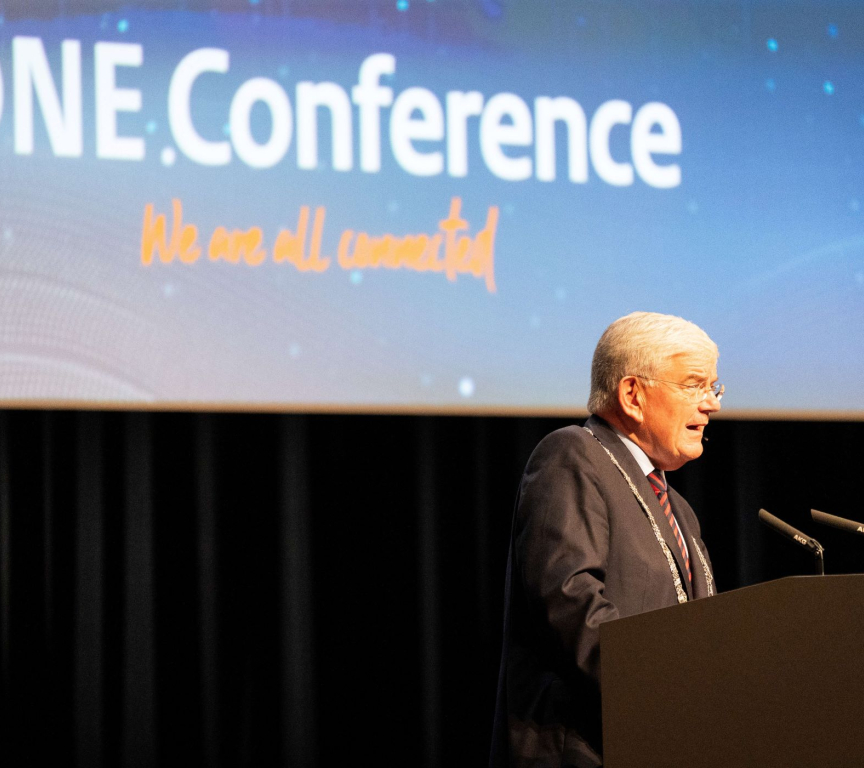 Mayor of The Hague, Jan van Zanen during ONE Conference 2023