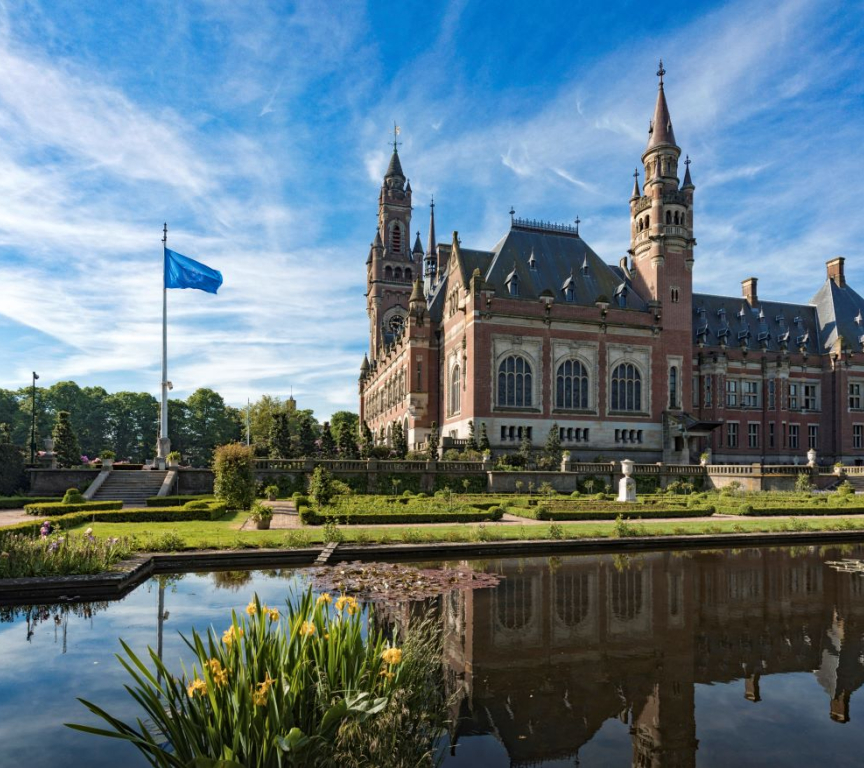 Peace Palace, United Nations 75 years Human Rights