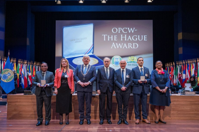 High res 2024 OPCW-The Hague Award recipients announced Prestigious award recognises Algeria’s National Institute of Criminalistics and Criminology and Indian Chemical Council for their significant contributions to OPCW priority areas