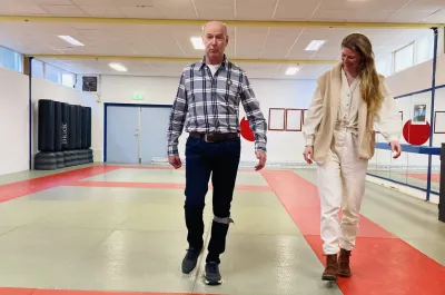 Cue2Walk in use