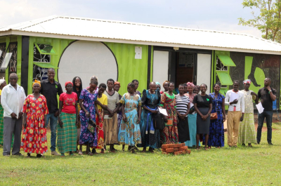 Gerald together with a Community for Village Savings and Loan Assosiation at the BarefootLaw Box
