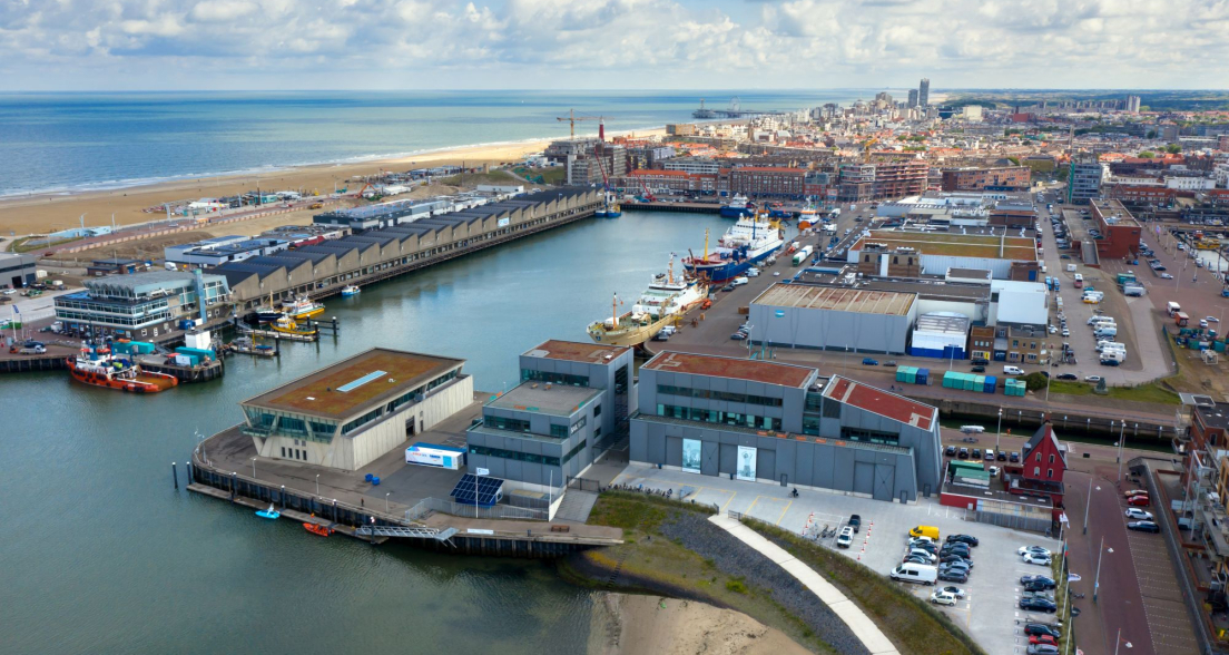 DMEC in the harbour of Scheveningen The Hague
