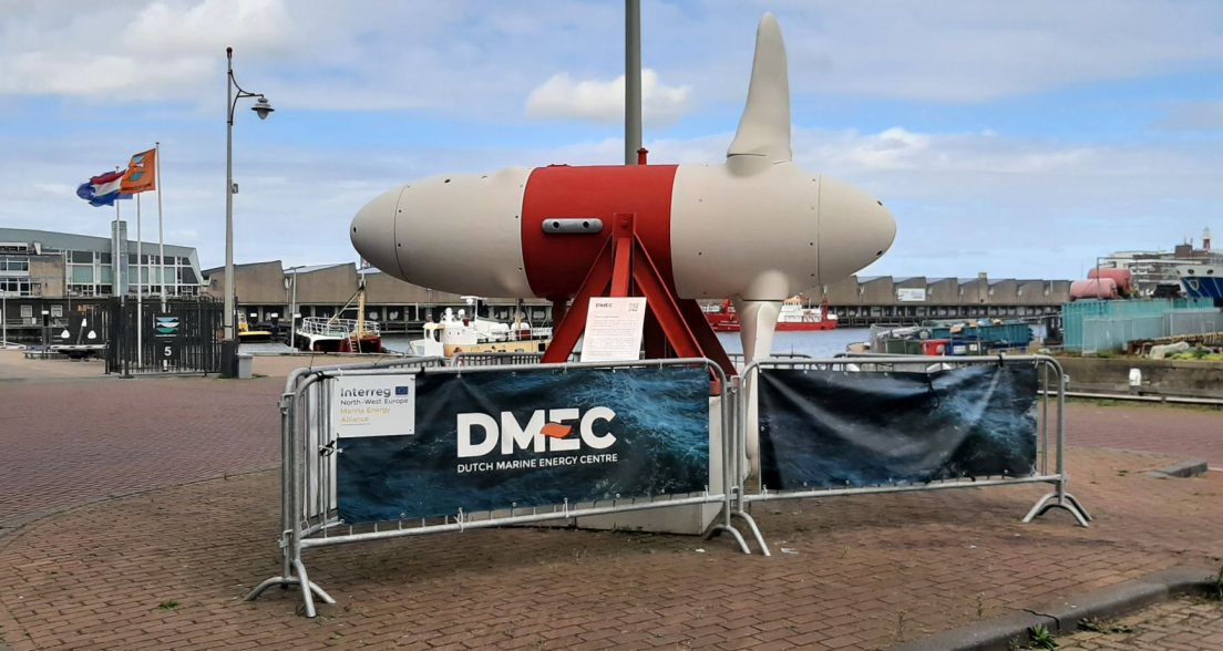 Tidal turbine DMEC Scheveningen The Hague