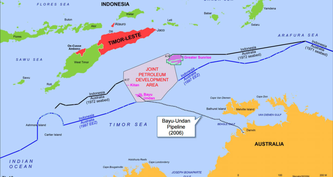 Maritime Border dispute between Timor-Leste and Australia Source PCA