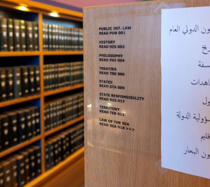 Books and information at the Peace Palace Library Low Res