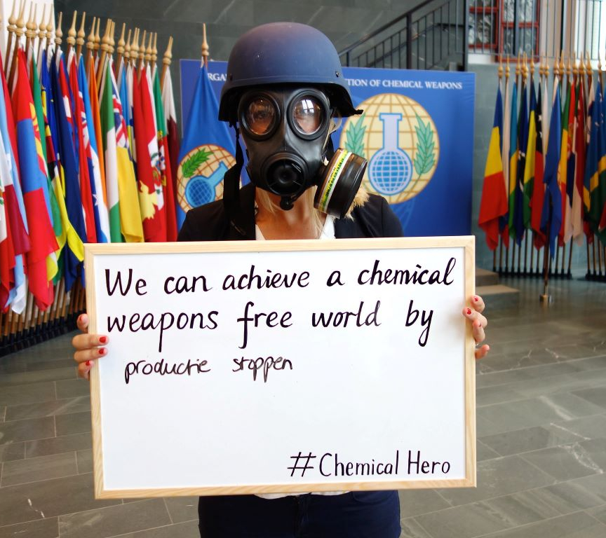 OPCW's #ChemicalHero Campaign Message 40 at 'OPCW's Open Day 2016 