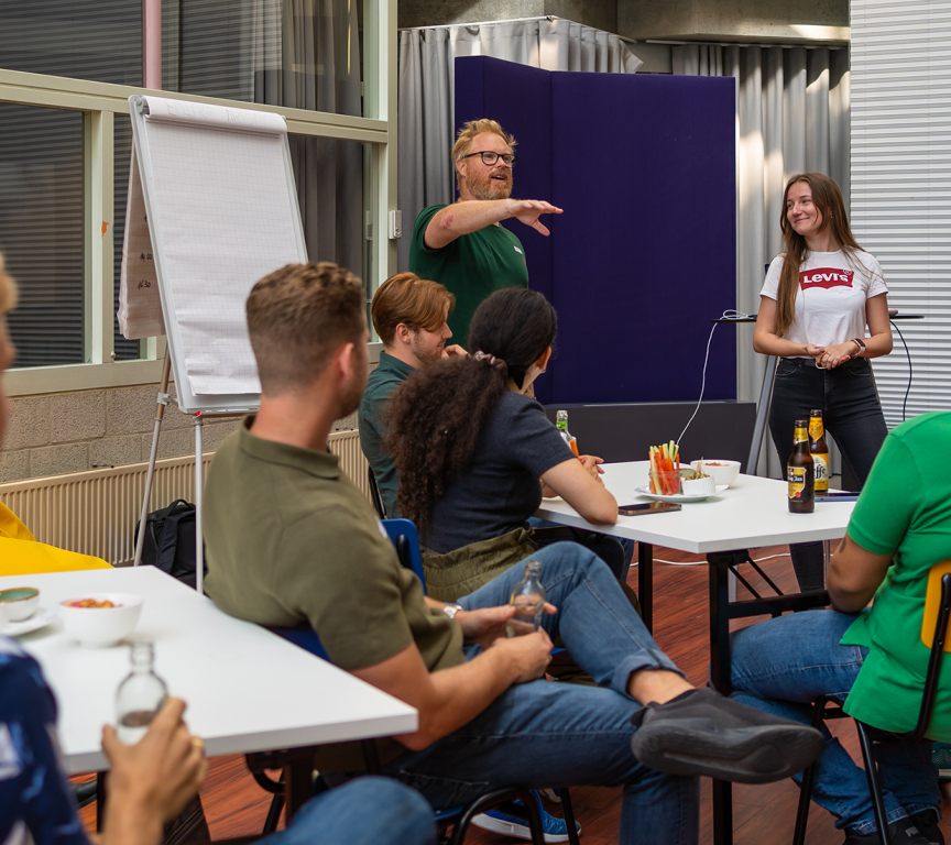 One of the many workshops taking place at The Hague Tech