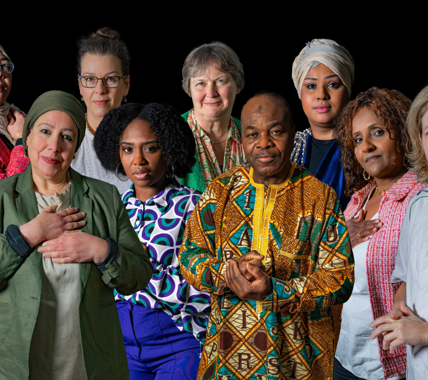 VGV expo. International Day of Zero Tolerance for Female Genital Mutilation. Photo by Daniella van Bergen.