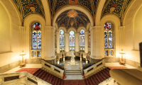 the inside of the Peace Palace