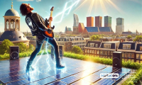 recycled solar panels by the Volharding for roof top Musicon