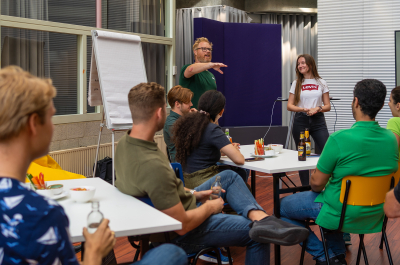 One of the many workshops taking place at The Hague Tech