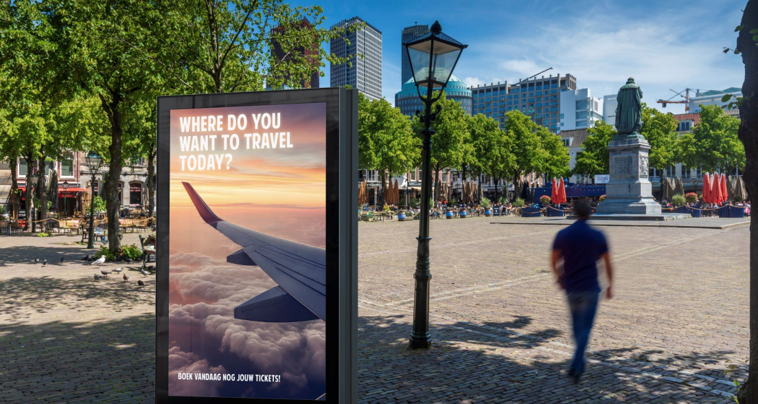 From 1 jan 2025 this type of advertising is not allowed anymore because of approving a council initiative from the Party of the Animals PVDD in The Hague.