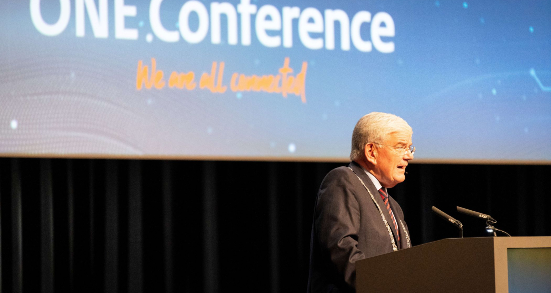Mayor of The Hague, Jan van Zanen during ONE Conference 2023