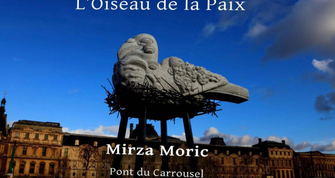 The Bird of Peace in Paris source Mirza Moric