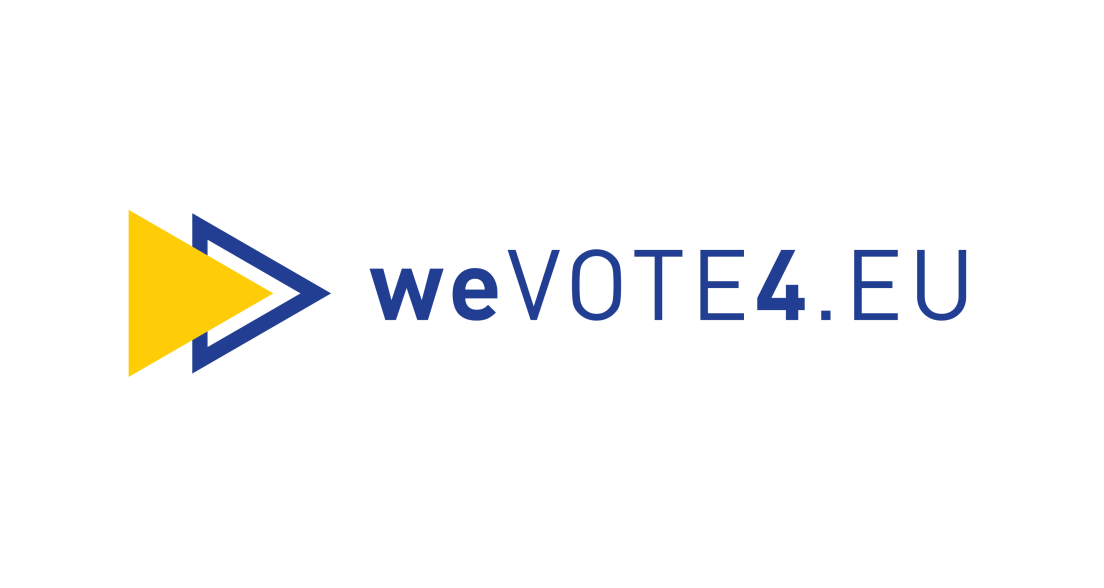 WeVote4EU logo app EU Elections