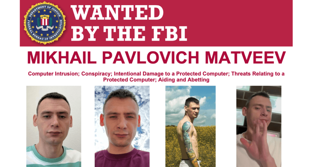 Mikhail Matveev Wazawaka wanted poster of FBI