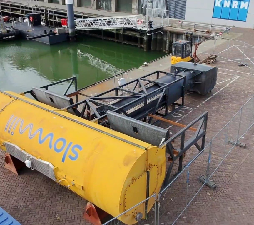  Wave energy converter Slow Mill successfully tested in The Hague 