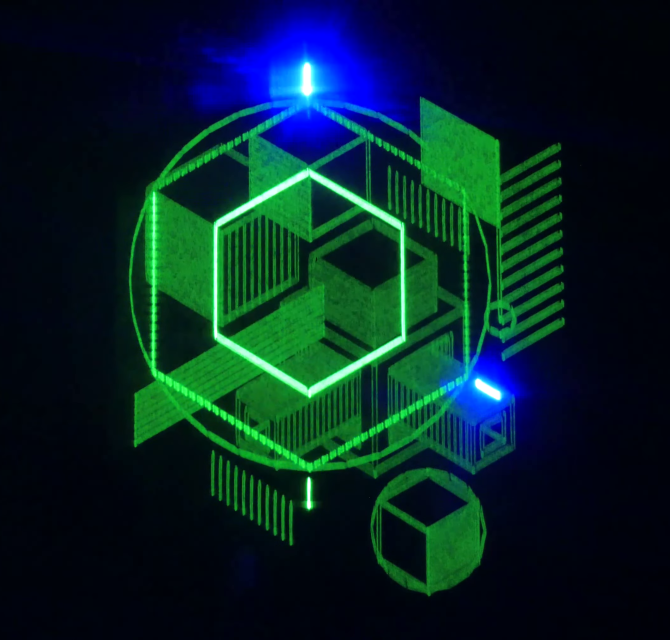 Black light escher