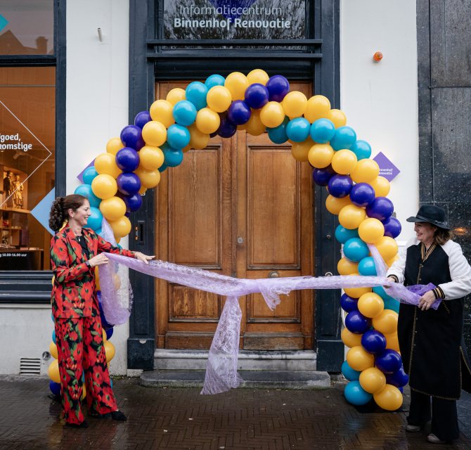 Opening Informatiecentrum Binnenhof Renovatie