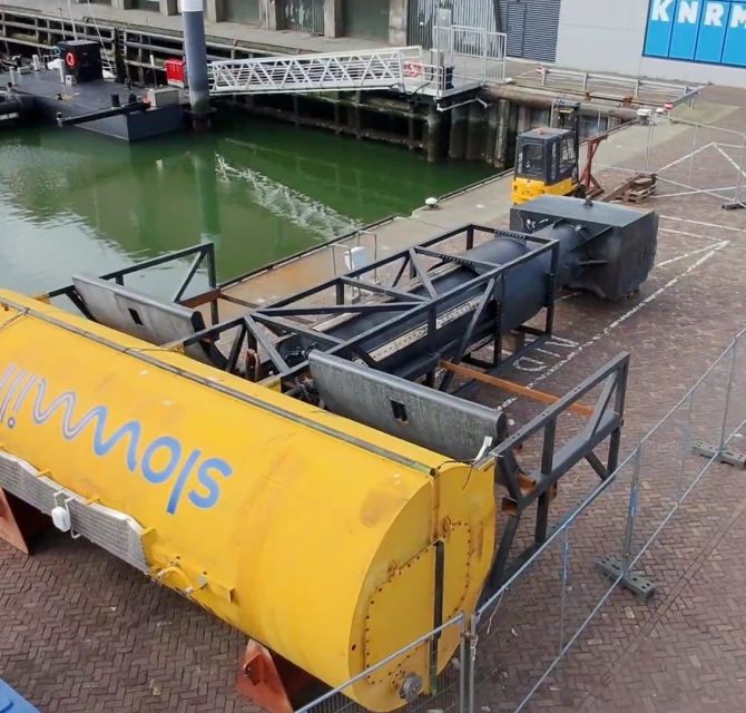 Wave energy converter Slow Mill successfully tested in The Hague