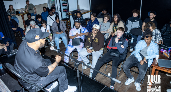 Rapper and urban culture pioneer Adje inspires participants with a masterclass