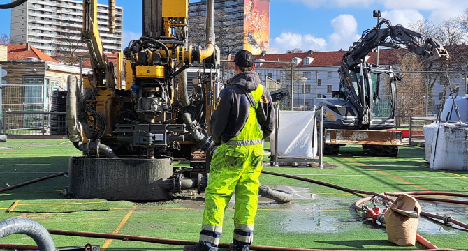 Haagse Sporttuin Moerwijk foto door Olga Jimenez