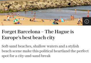 The Telegraph UK_Forget Barcelona-The Hague is Europe's best beach city